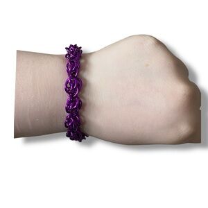 Handmade classic Chainmail Medieval Renaissance Y2K goth grunge bracelet